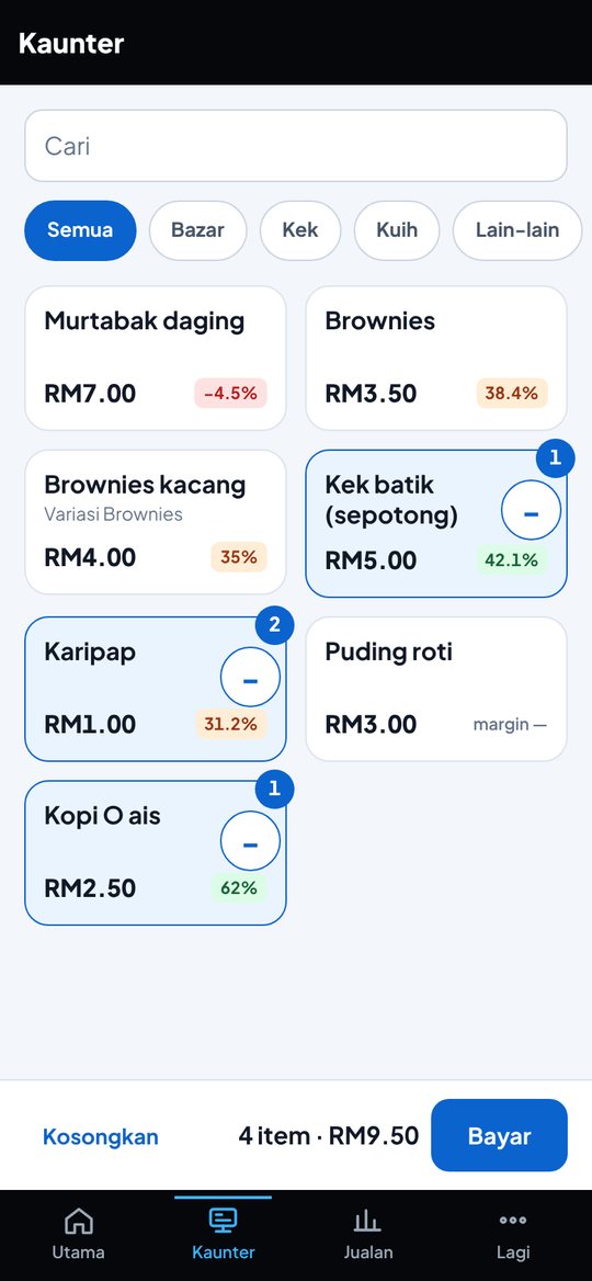 JualanLab: kaunter